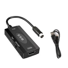 For Sega Saturn Console HDMI Adapter W/USB Ca...