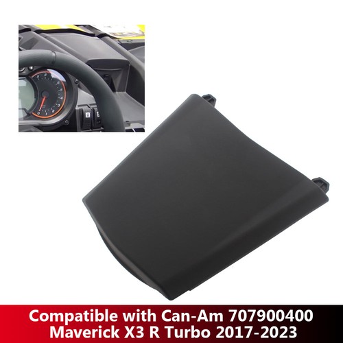 Black Interior Center Dash Cover Fits For Can-Am Maverick X3 R Turbo 2017-2023 - Picture 4 of 17