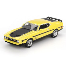 Ford Mustang Mach 1 - 1971, giallo Mini GT 1:64