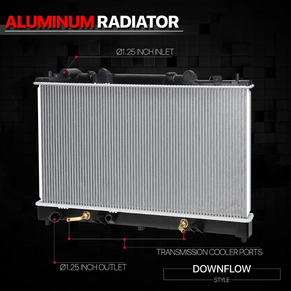 Repuesto radiador aluminio OE para 03-08 Mazda 6 Mazda6 3.0 V6 automático dpi-2672 Foto 2 de 4