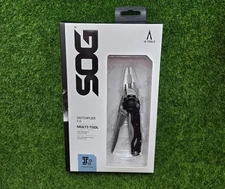 SOG Daily SwitchPlier 2.0, 12-in-1 Multi-Tool w/ One-Hand Deploy - SWP1001-CP