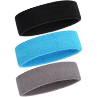 SchweißBand, Stirnband, Sport, Baumwolle, Feuchtigkeit, Unisex, Set