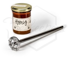 Honigrührer Rasant Piccolo Edelstahl 25cm lang zum Rühren im Glas/kleinen Eimern