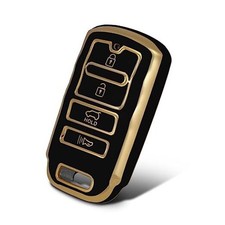 TPU Smart Key Fob Case Protective Cover Compatible with Kia 2014-2019 Black