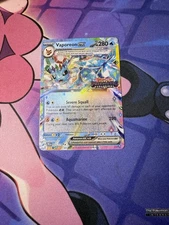 Pokémon TCG Vaporeon EX 023/131 Stamped Prismatic Evolutions Surprise