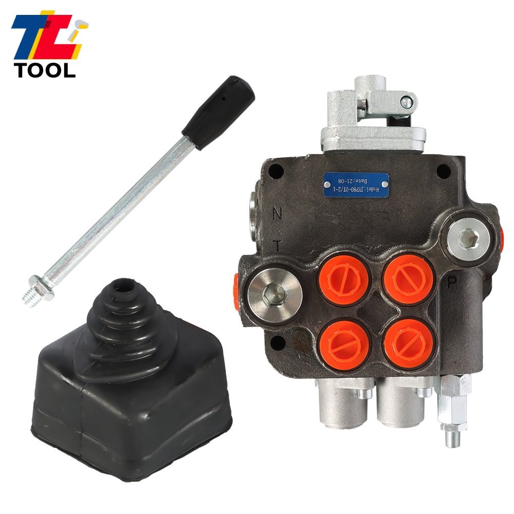 Hydraulic Directional Control Valve 2Spool for Tractor Loader w/ Joy stick 21GPM