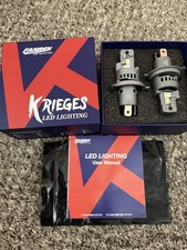 FAHREN H4/9003/HB2 LED Headlight Bulbs High/Low Light Beam 36000LM 900% Brighter