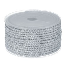 Nylon Beading Thread Cord 3mm Braided Nylon String 10M/33 Feet, Pale Grey