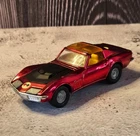 Vintage Corgi Toys Chevrolet Corvette Stingray Coupe red T-Top car Chevy