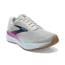 Brooks Ghost 16 120407-1B-175 Sneakers Women's White Gray Blue Running Shoes