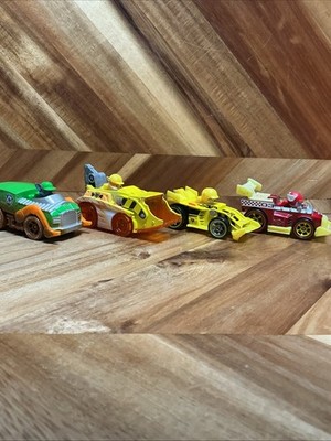 Paw Patrol Rescue Vehicles Mixed Lot of 4 Die-Cast True Metal Diecast Cars Racer