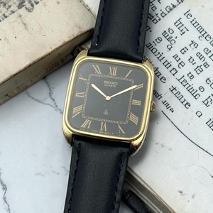80s Vintage Seiko Chariot ブラック文字盤 タンク Seiko Chariot Tank | eBay