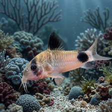 5-Pack Corydoras Panda Live Fish Freshwater Bottom Dwelling Catfish