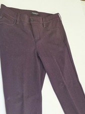 Liverpool Kelsey Knit Trousers Wine Burgundy, Size 14W, Stretch