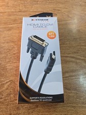 Salty HDMI to DVI-D 24 1 Pin Monitor Display Adapter Cable Male/Male HD HDTV 6ft