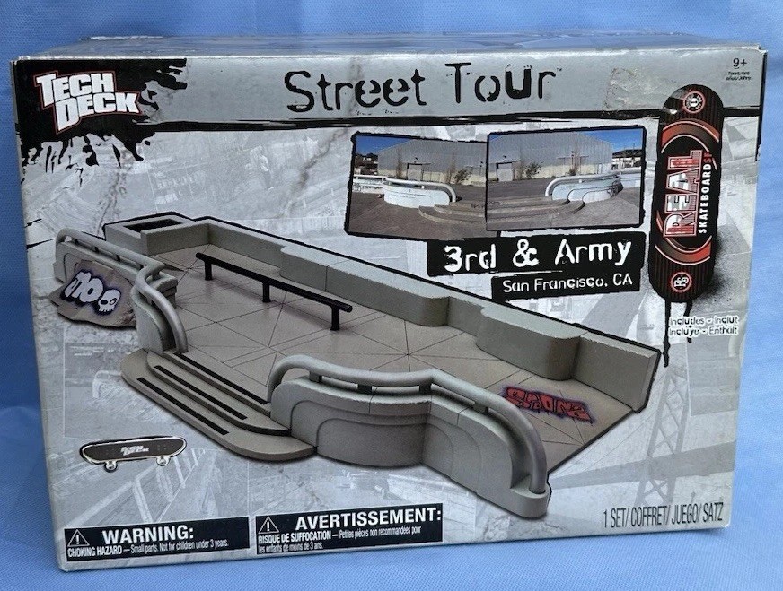 Tech Deck San Francisco 3rd & Army Street Tour Skatepark Fin