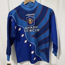 Maglia portiere vintage Manchester United 1995-1997 taglia LB (B257)