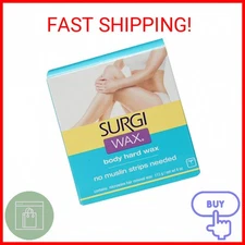 Surgi-wax Microwave Hair Removal Hard Wax for Body, 4 oz