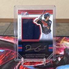 2017 Panini USA Baseball Stars & Stripes 26/71 Dalton Guthrie #8 Auto