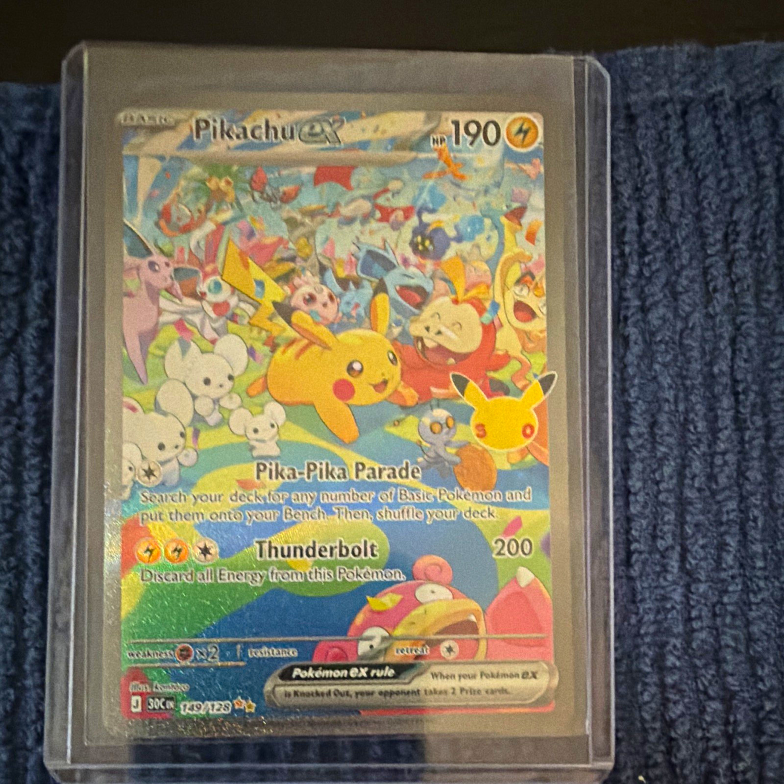 The Pokémon Company Pokemon TCG Pikachu ex 149/128 Paradox Rift SIR Holo