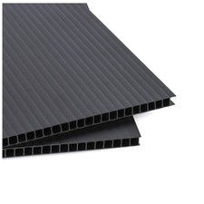 2 Pack Corrugated Plastic Sheets 24x36 Inches 3/16 Inch Thick Waterproof