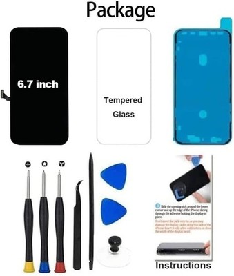 Fixerman for iPhone 15 Plus Screen Replacement 6.7in LCD Display w/Repair Tools