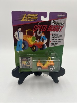 Johnny Lightning Speed Buggy Cartoon Network Famous Auth Replica Car w/Cel Art