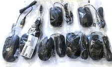 Lot of 7 Genuine OEM HP Dell Wired USB Optical PC Mouse 3 Button MS116-BK 0XWP60