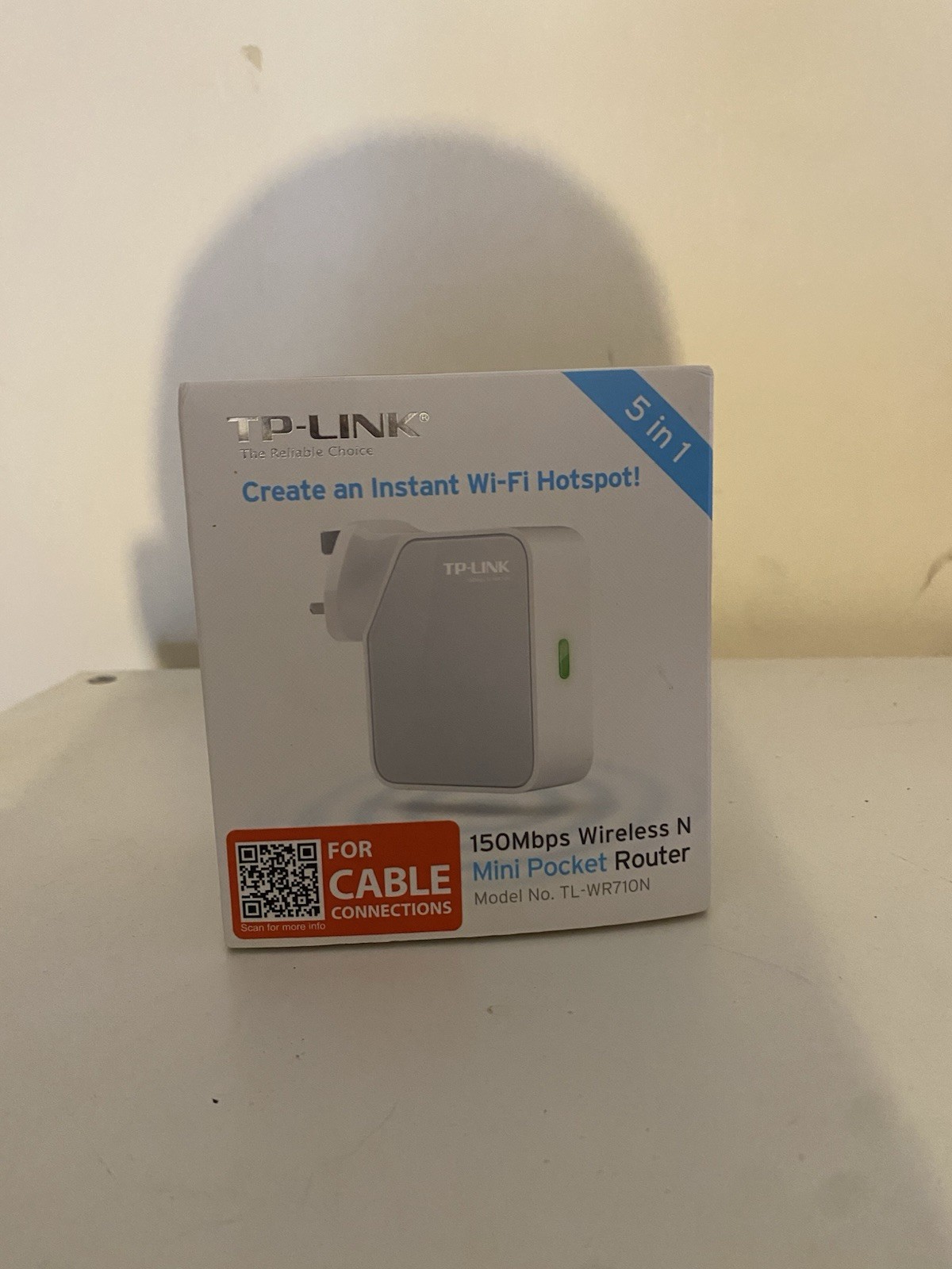 TP-Link TL-WR710N-UK 150 Mbps 10/100 Wireless N Router