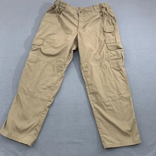 5.11 Tactical Pants Mens 40x29 Khaki Ripstop Cargo Utility Outdoor Workwear