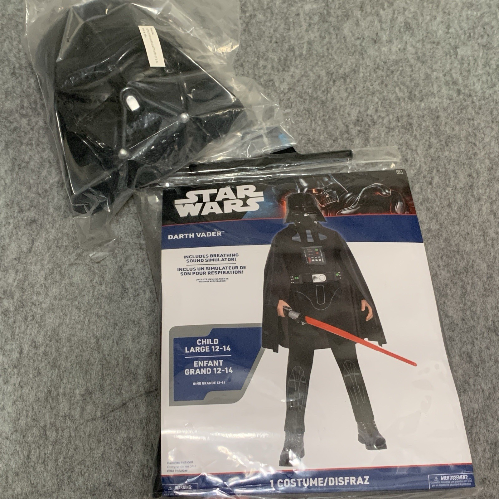 Size Child Large 12-14 With Mask-breathing Sound