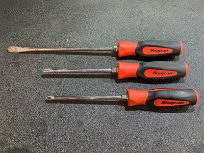 Snap On große Schraubendreher 3/8'' flach No3 & No4 Pozidrive