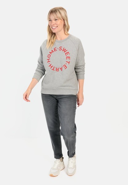 camel active Damen Sweatshirt Mit Print Grau, Womenswear-L-image