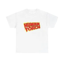 Human Torch Graphic T-Shirt Unisex Heavy Cotton Tee