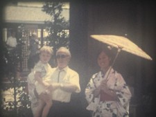 CA Past 1967 8mm Film Home Movie, Japanese Village, Santa s Village, Disney