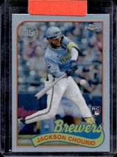 2024 Topps Chrome Update Jackson Chourio 1989 RC Rookie #89CU-4 Brewers