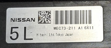 2007 Nissan Titan 5.6L V8 A/T ECU ECM MEC73-211 A1 6x11 - PARTS -