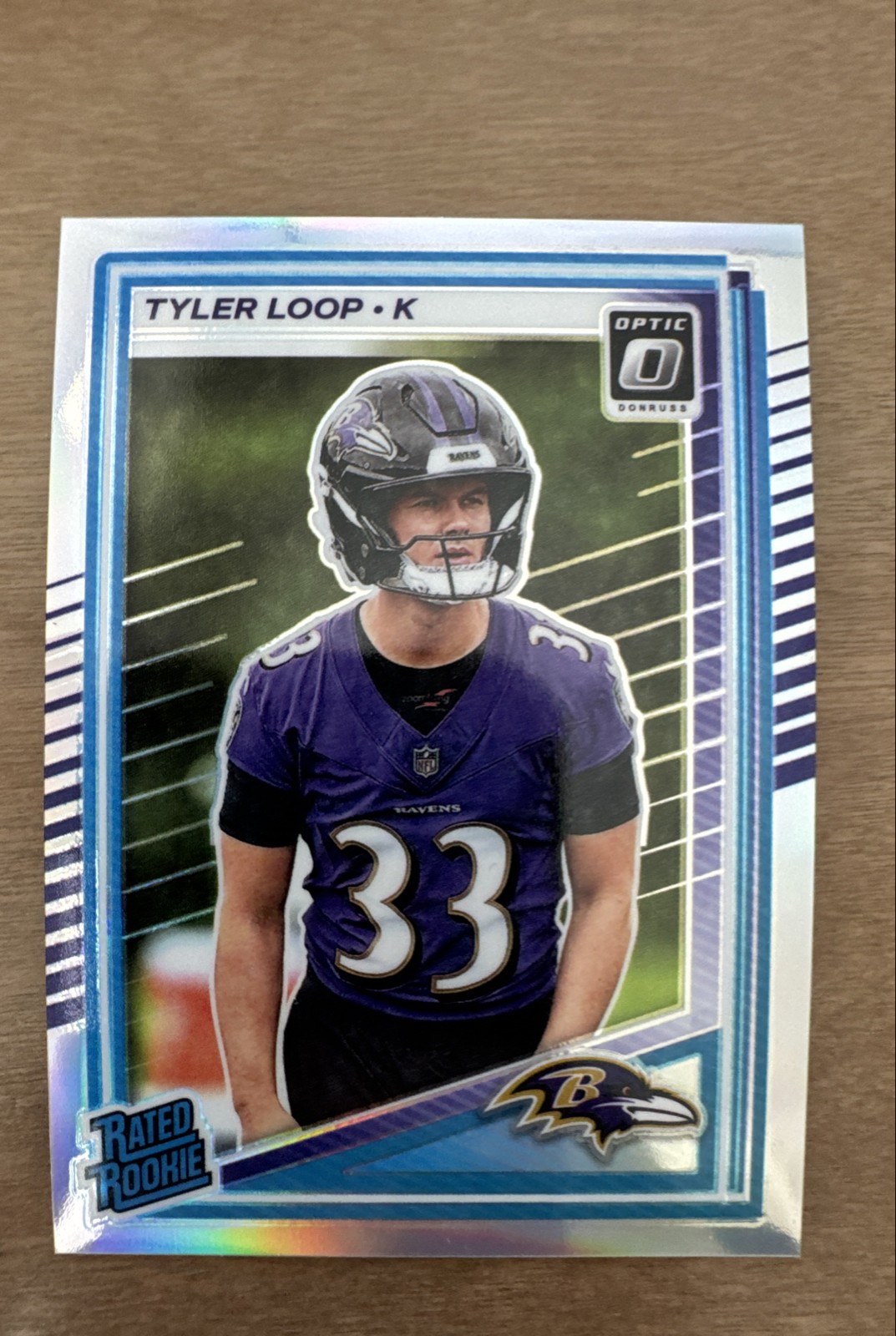 2025 Panini Donruss - Rated Rookie Tyler Loop #382 Optic Preview Holo Prizm (RC)
