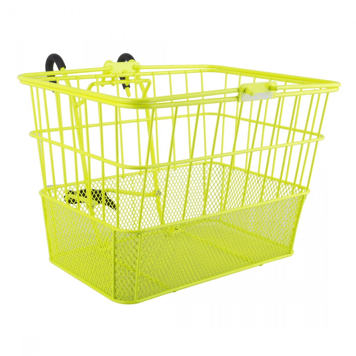 High Visibility Yellow Steel Mesh Basket with Lift-Off Handlebar Mount 10990₽