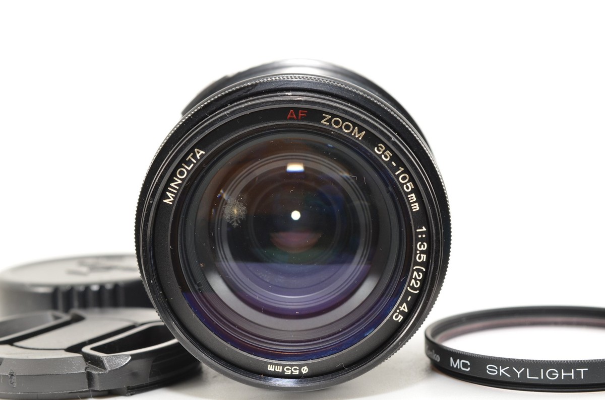 MINOLTA AF ZOOM 35-105mm レンズ Minolta AF Zoom 35-105mm f3.5-4.5 Lens 55mm Macro- Sony A #3075 | eBay