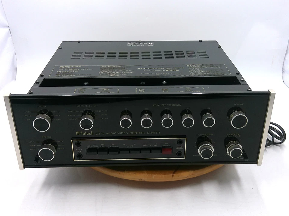 McIntosh C34V Audio/Video Control Center Stereo Preamplifier Tested R3259 - image 3 of 4