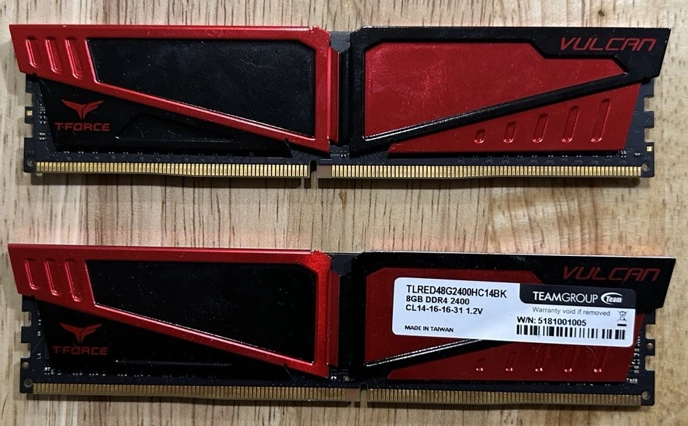 Team Group DDR4 SDRAM 8 GB Total Capacity Memory (RAM) for sale | eBay