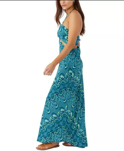Abito donna viola maxi XL nuovo con etichette O'Neill taglio spiaggia prezzo consigliato $75 - Foto 3 di 8