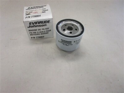 EVINRUDE JOHNSON OIL FILTER 778864 MARINE BOAT