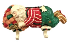 SANTA Sleeping Stocking Holder Hanger w/Box 6.75"L House of Lloyds Christmas 