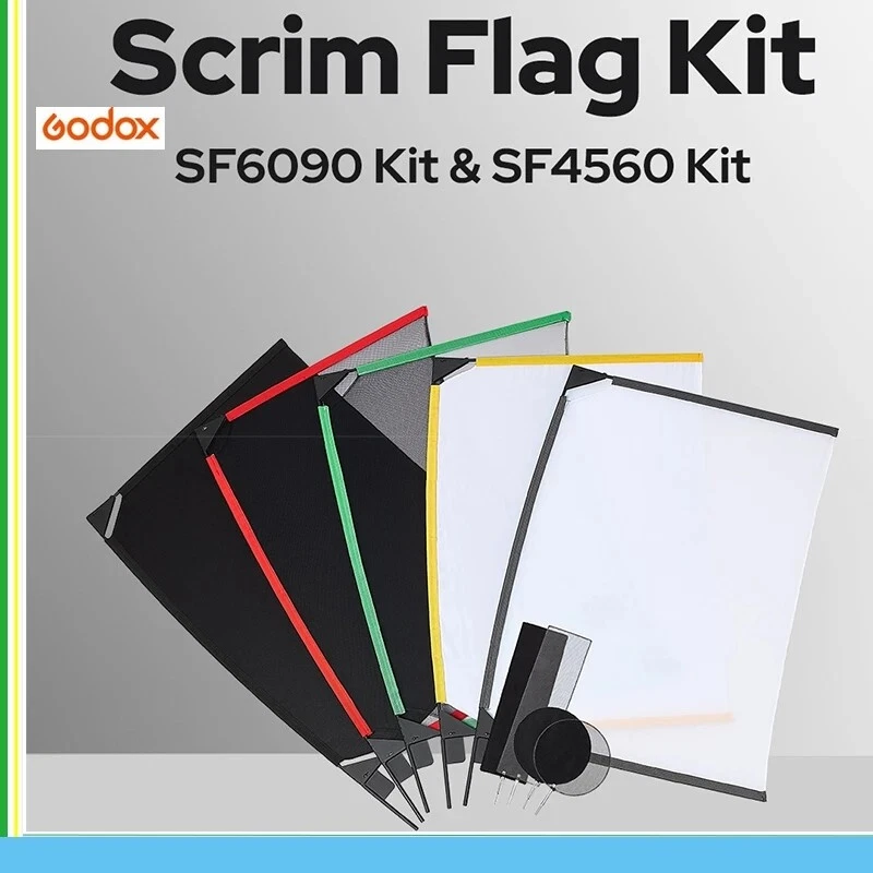 Godox Scrim Flag Kit Diffusers Flag Softbox fold Frame Diffusion SF4560 SF6090 - Image 2 of 4