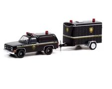 1990 Chevrolet K5 Blazer Utica with Small Cargo Trailer NY Police Dept 32220D-5E