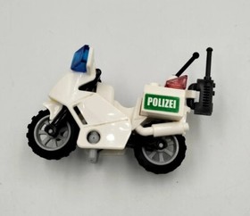 LEGO 7235 City Police Motorcycle Green Polizei Stickers 2005 Retired Complete #2