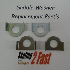 Qty. 4 - Replacement Saddle Washer for LASER Satellite Omega Black Diamond Plate