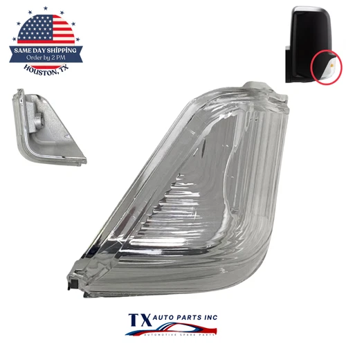 Side Mirror Turn Signal Lamp Lens for 2007-2018 SPRINTER VAN Left Driver Side